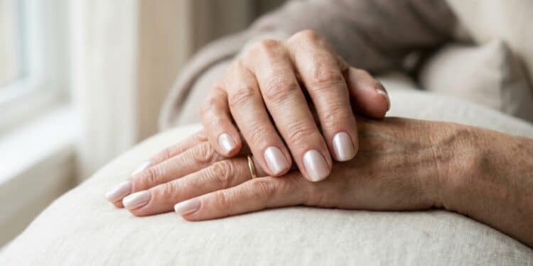 Efeito Photoshop nas mãos: o nude perolado que ilumina a pele madura