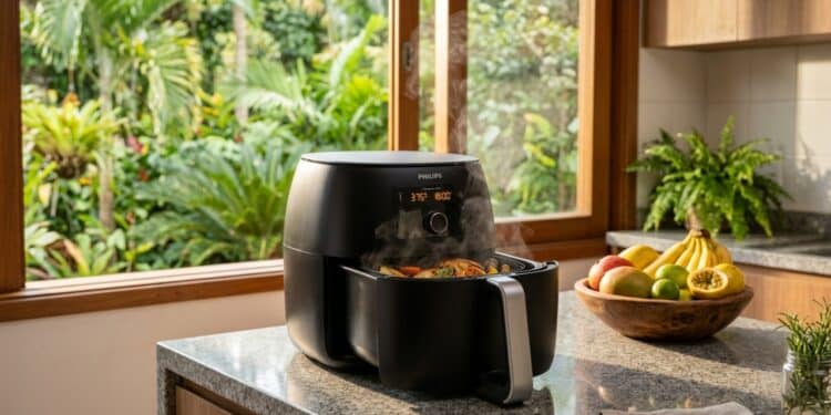 Quanto custa usar a air fryer todo dia na conta de luz e por que o valor pode sair menor do que você imagina