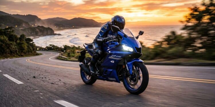 250 Yamaha 2026, irmã da R3, promete fazer até 37,5 km/l