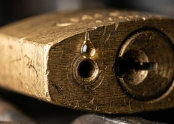 Por que o cadeado tem um pequeno furo embaixo e o que isso revela sobre sua durabilidade