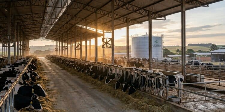 Homem começou com apenas 13 vacas emprestadas e hoje gera 12 milhões de litros de leite por ano