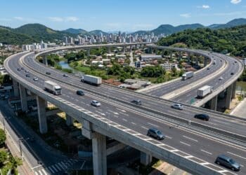 Viaduto em Blumenau recebe R$ 16 milhões e já beneficia 30 mil motoristas por dia na BR-470