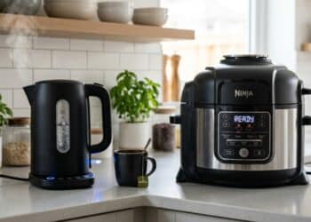 Chaleira elétrica ou panela elétrica: qual realmente pesa menos na conta de luz da cozinha