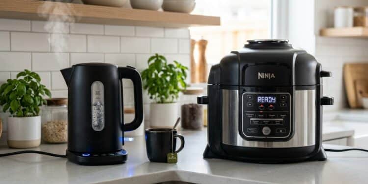 Chaleira elétrica ou panela elétrica: qual realmente pesa menos na conta de luz da cozinha