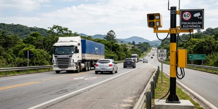 Novos radares já estão multando motoristas na BR-280 e pegam condutores de surpresa