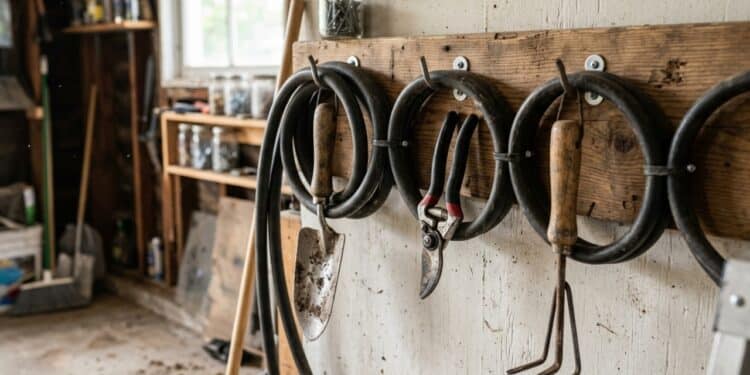 Dá para fazer organizador, suporte e decoração só com mangueira velha