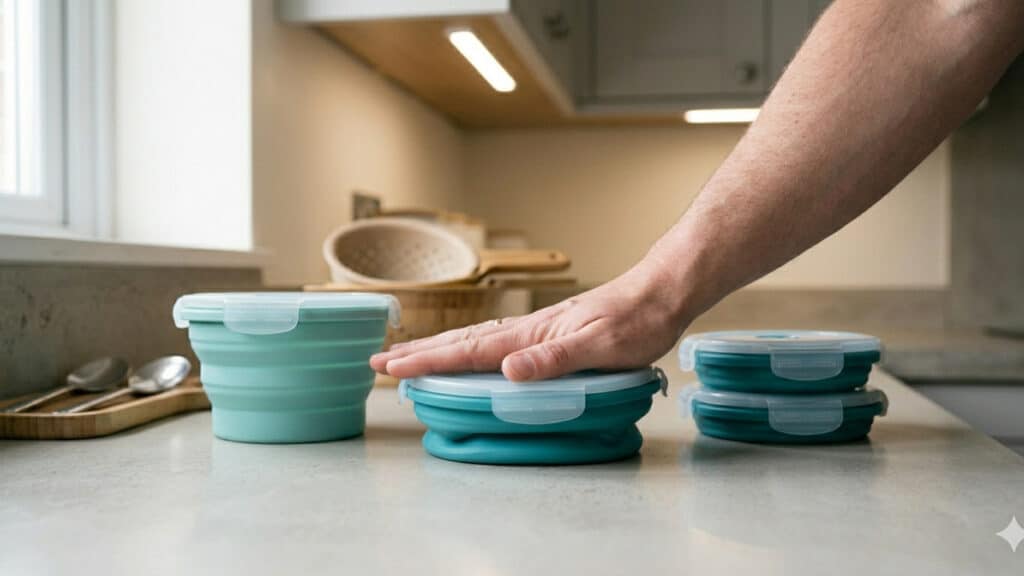 recipientes dobráveis