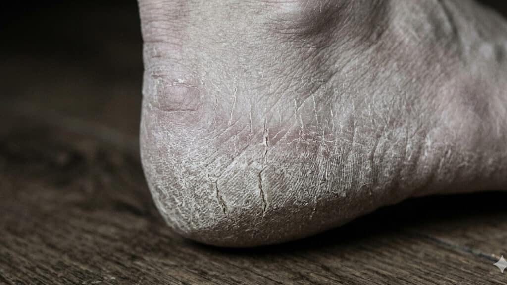 calcanhares rachados