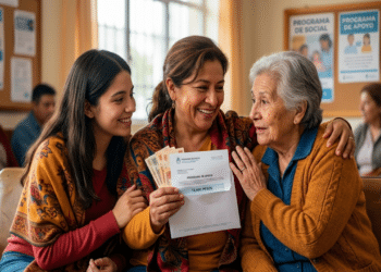 Mulheres com mais de 18 anos que cuidam de crianças ou idosos tem direito a receber 15.000 pesos com novo programa social