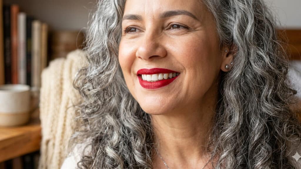 maquiagem para grisalhas