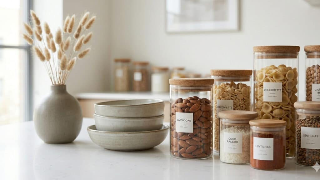 organização minimalista