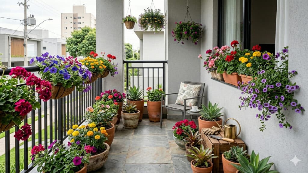 flor para varanda