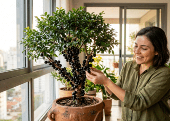 O pé de fruta pouco conhecido que não faz sujeira e é ideal para cultivar em apartamento