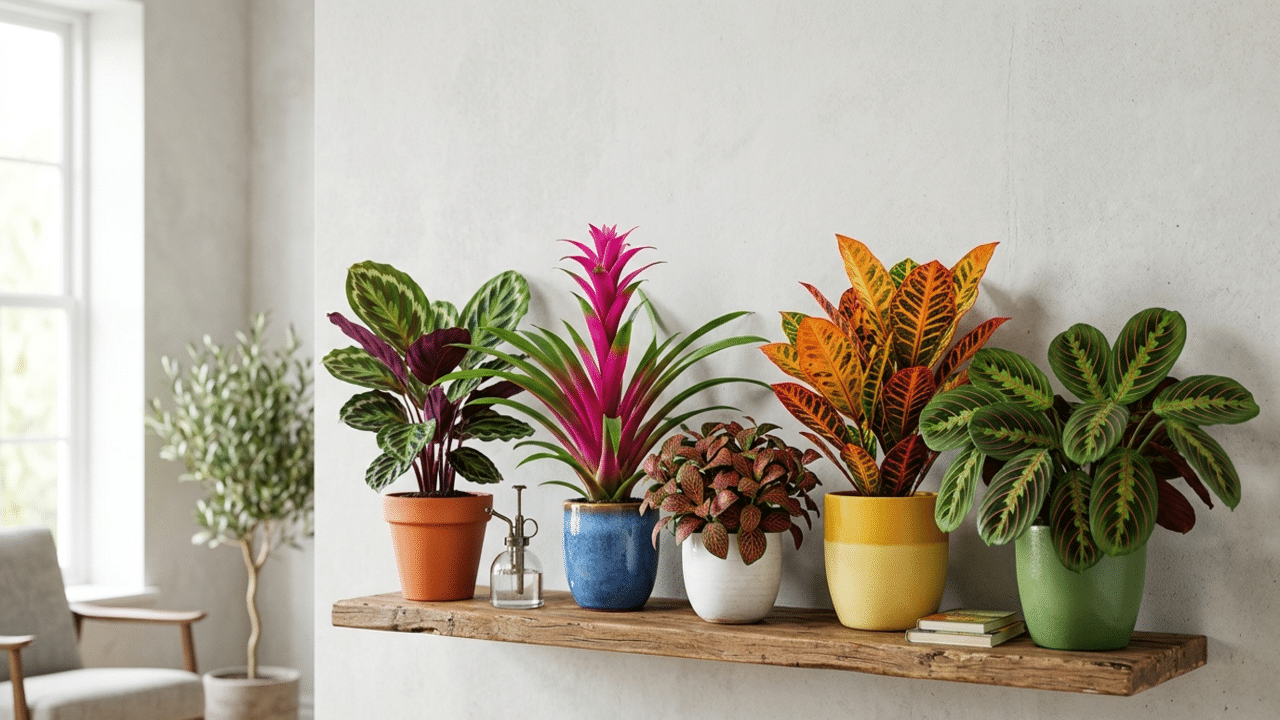 5 plantas com cores vibrantes e diferentes para dar vida a ambientes neutros
