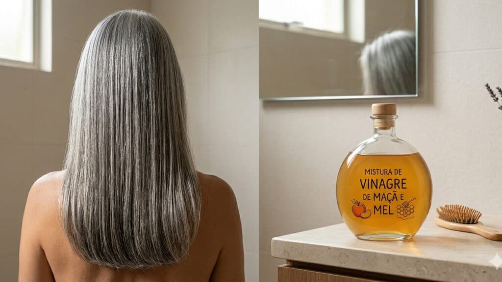 vinagre de maçã com mel