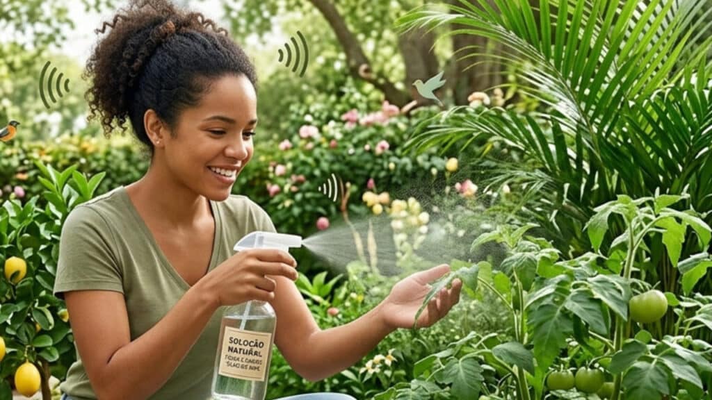 afastar insetos de plantas