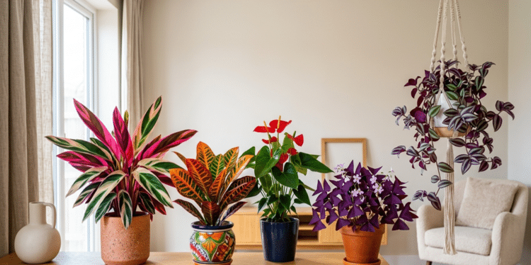 5 plantas com cores vibrantes e diferentes para dar vida a ambientes neutros