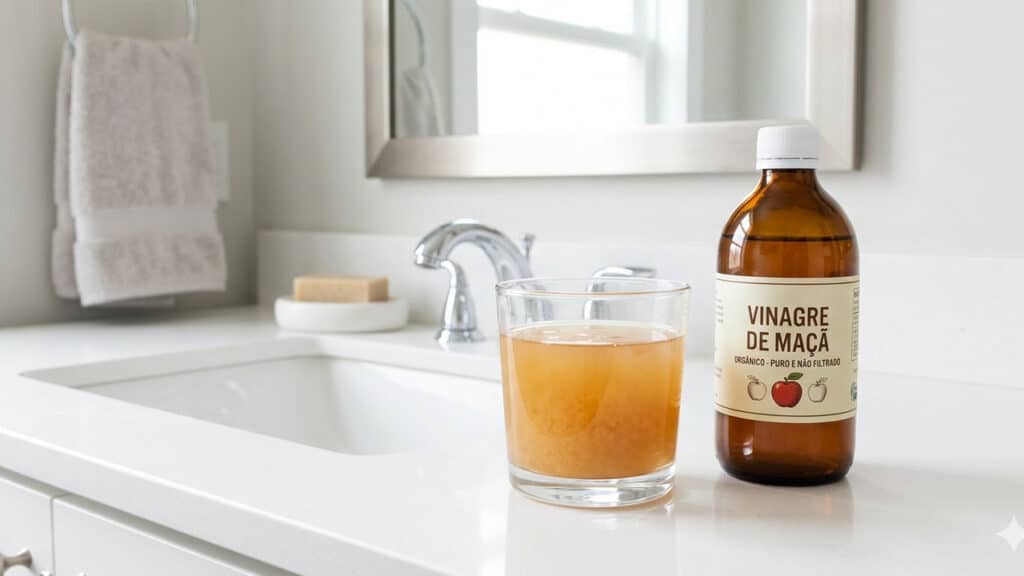 vinagre de maçã no cabelo