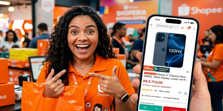 iPhone 17 alcança menor preço já registrado na Shopee; versão com 256 GB e display de 120 Hz