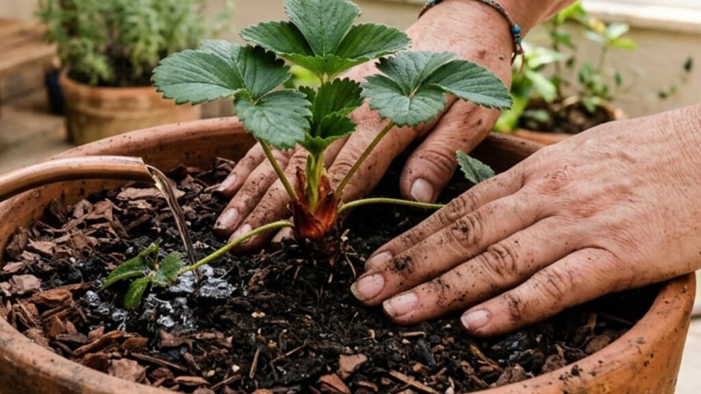 fruta fácil de cultivar em vaso