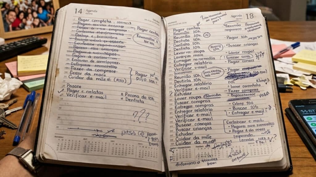 carga mental invisível