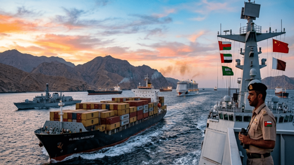 Omã junta-se aos Emirados Árabes Unidos, Arábia Saudita, Catar e outros países do Golfo e pressionam a ONU por navegação livre no Estreito de Ormuz, enquanto Reino Unido, Itália, China, Japão e outros enfrentam crise que afeta voos, cruzeiros e energia global