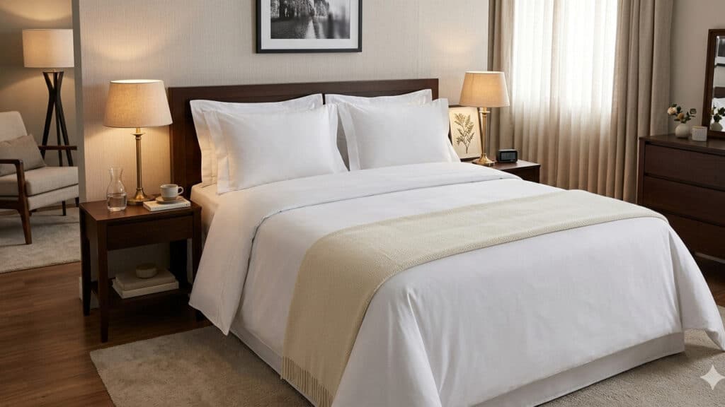 Efeito hotel no quarto