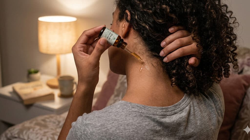 óleo de alecrim na nuca