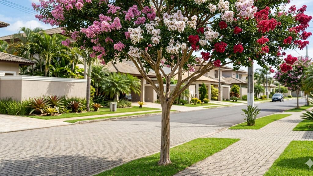 resedá no paisagismo