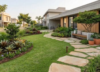 Adeus canteiros elevados: uma nova tendência que é mais barata e mais moderna