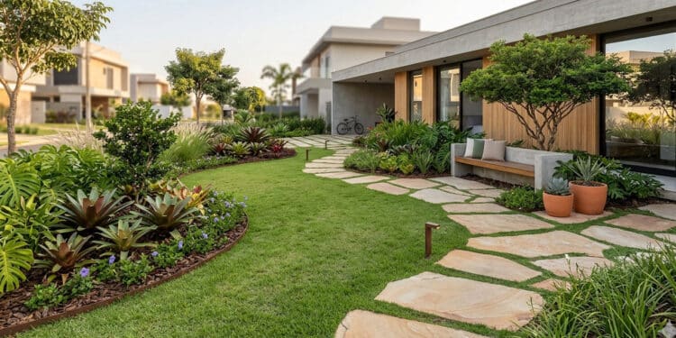 Adeus canteiros elevados: uma nova tendência que é mais barata e mais moderna