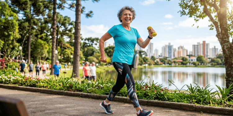 A partir dos 60 anos, você deve fortalecer os músculos com exercícios leves, incluir proteína nas refeições e evitar longos períodos sentado