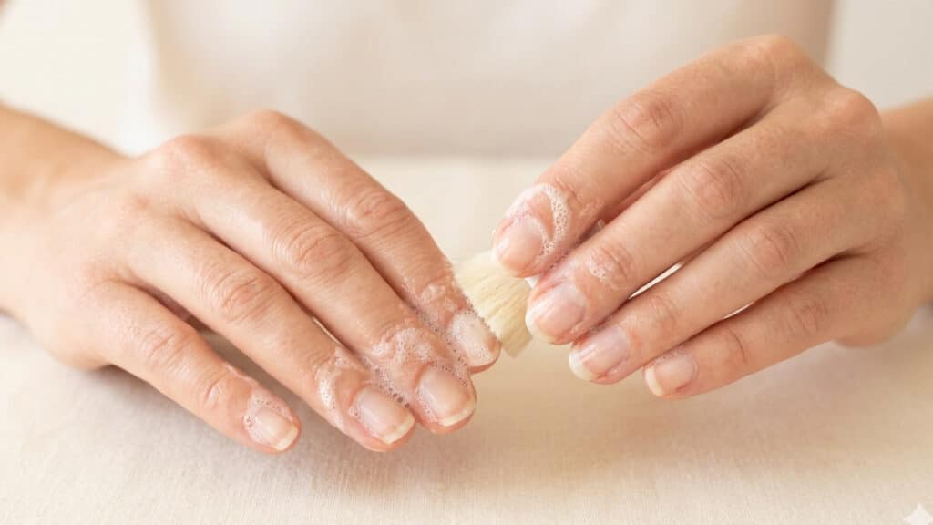 Unhas amareladas