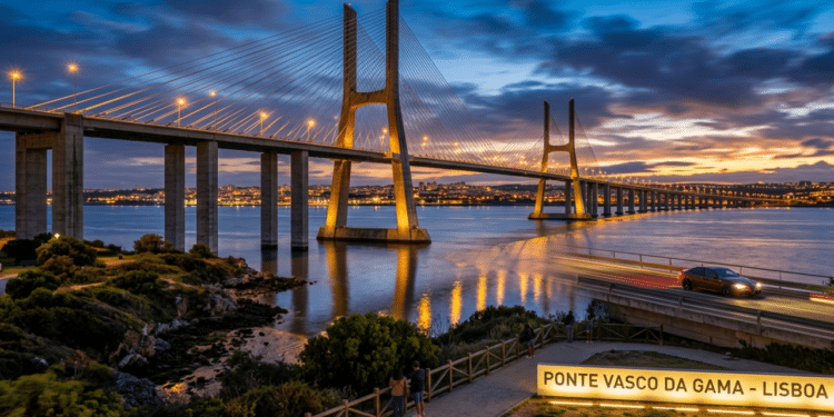 Megaponte da Europa tem nome de time brasileiro, custou 900 milhões de euros e simboliza a ligação entre Portugal e Brasil