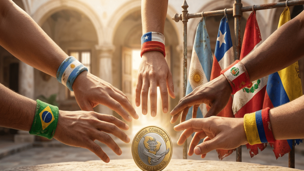 Brasil, Argentina, Chile, Peru e Colômbia podem formar bloco inédito para criar moeda comercial sul-americana e reduzir dependência do dólar nas trocas regionais