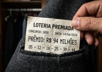 Homem encontra por acaso bilhete de R$ 94 milhões esquecido em jaqueta