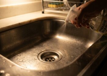 Borrifar vinagre no ralo da cozinha antes de dormir: para que serve e por que especialistas recomendam