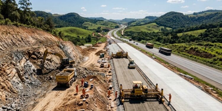 Duplicação da PRC-466 chega a quase 30% de execução com investimentos de R$ 207,4 milhões em 27 quilômetros no Paraná
