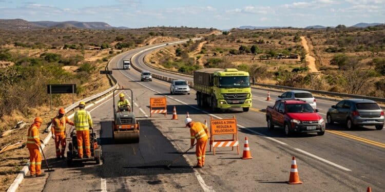 Trechos da BR-116 na Bahia passam por melhorias que fortalecem a fluidez e a segurança viária