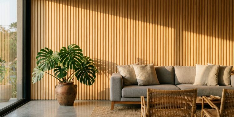 A parede ripada que custa R$ 90 e transforma totalmente o visual da sua casa sem perder tempo com obras complicadas