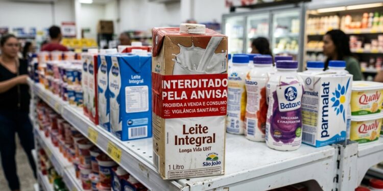 Anvisa emite alerta e suspende venda de leite de marca popular após detectar presença de formol