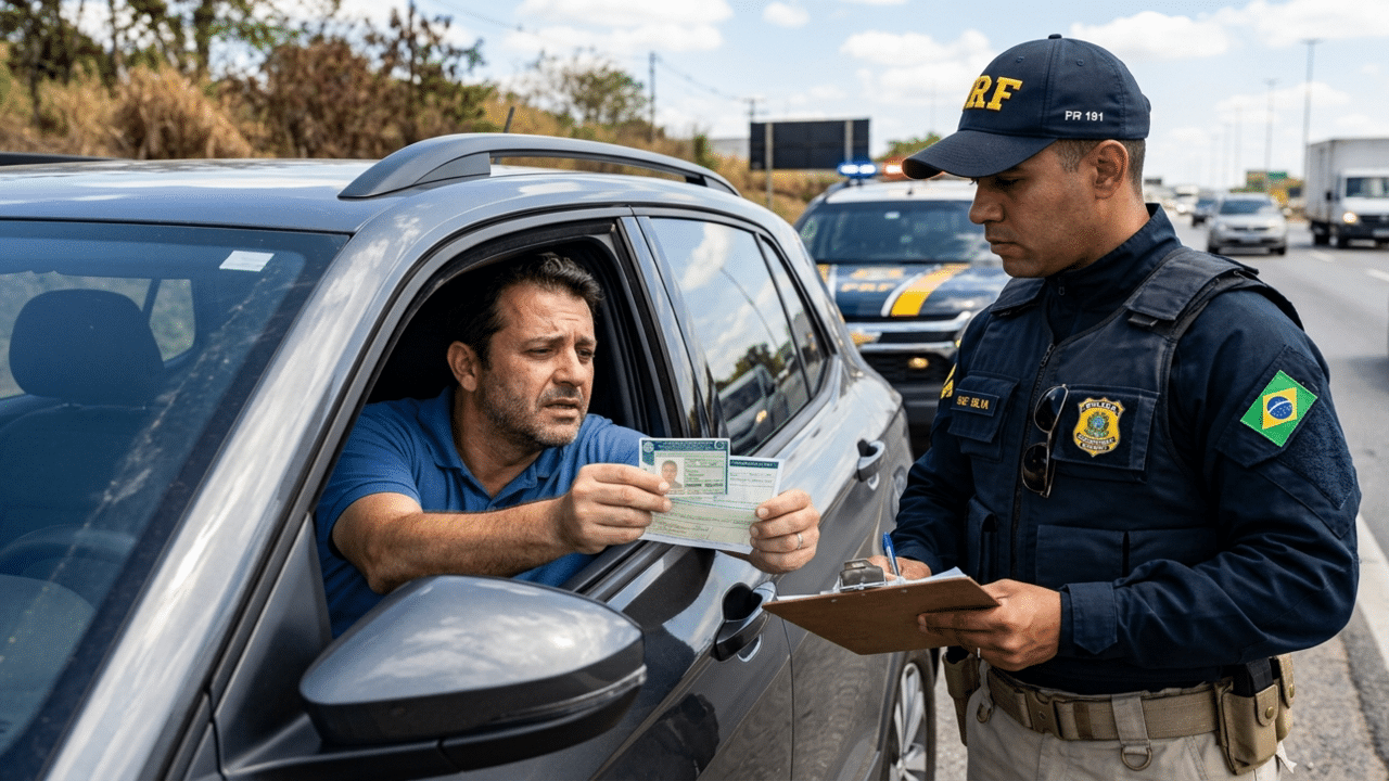 Multa pesada para condutores que não estiverem com esses dois documentos exigidos por lei