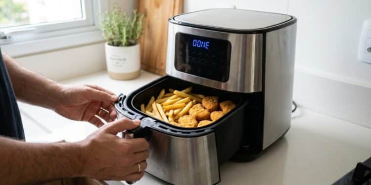 Você economiza tempo na cozinha ao escolher uma air fryer custo-benefício eficiente