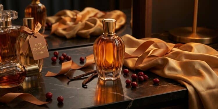Perfumes doces com alta fixação que permanecem na roupa por horas