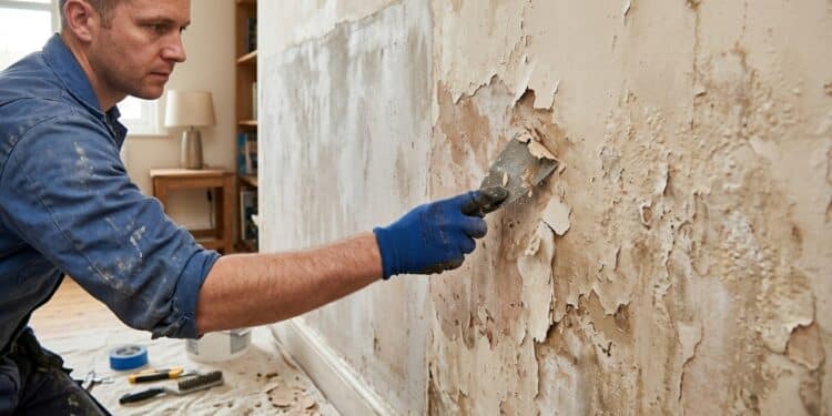 Como recuperar pintura manchada por infiltração e deixar a parede uniforme novamente