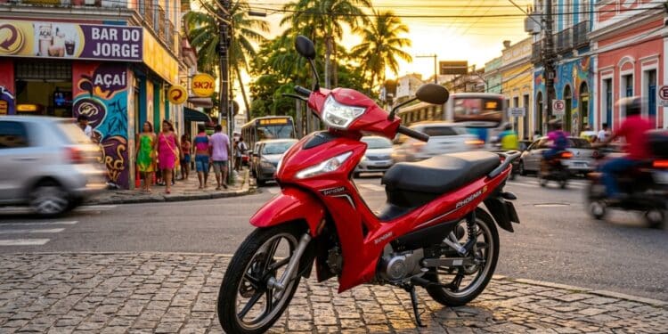 Moto que dispensa CNH chama atenção pelo preço baixo e pela praticidade no dia a dia