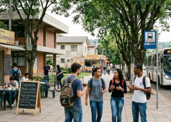 Uma cidade universitária do sul encanta com seu custo de vida baixo e perfeito para quem quer viver, estudar e trabalhar