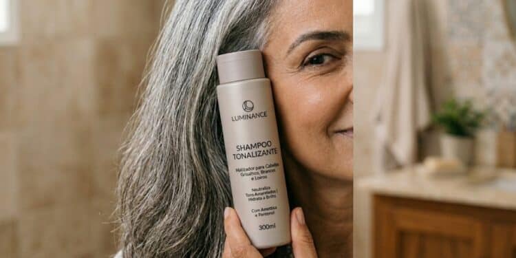 7 shampoos baratinhos para disfarçar cabelos brancos sem encher os fios de química pesada