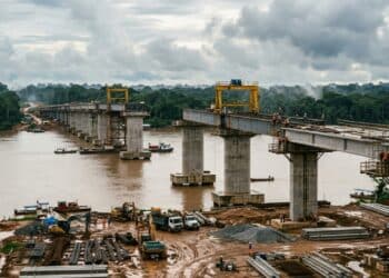 Ponte sobre o Rio Novo chega a 60% com R$ 36 milhões em investimentos e nova fase na BR-364/RO