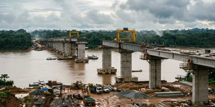 Ponte sobre o Rio Novo chega a 60% com R$ 36 milhões em investimentos e nova fase na BR-364/RO